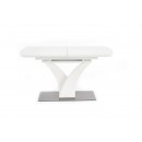 Стол обеденный HALMAR PALERMO белый мат/белый мат 140-180/80